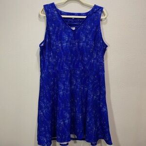 Apt.9 fit n flare blue dress